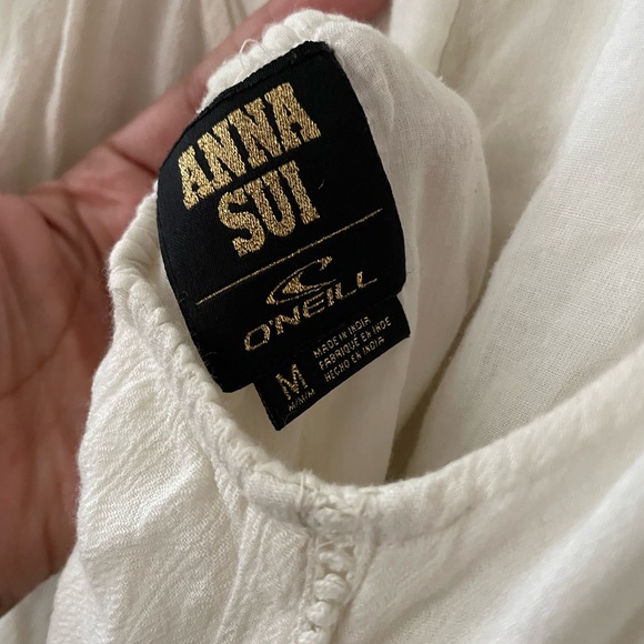 ONeill surf collab with Ana Sui Bohemian Cream Lace Dress - Picture 7 of 13